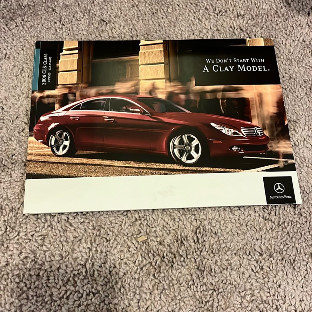 Mercedes 2006 CLS500 CLS55 CLS class Auto Brochure Catalog Dealer